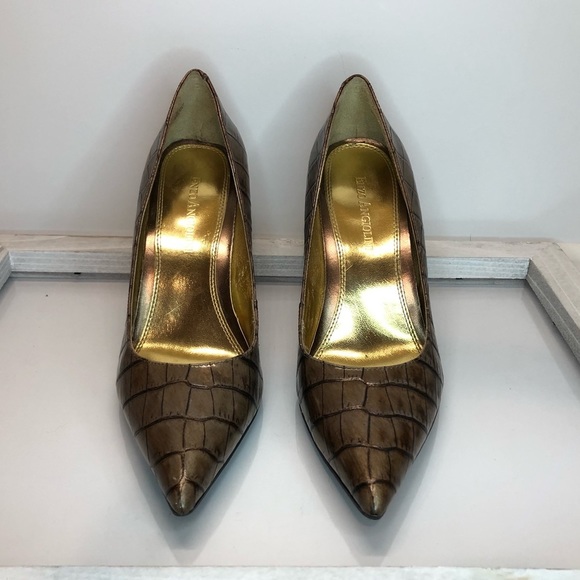 Enzo Angiolini Natia snake skin heels - Picture 2 of 10